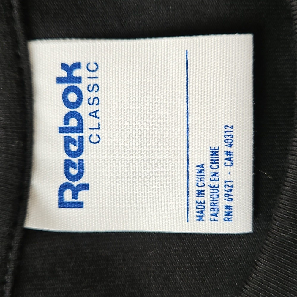Reebok Athletic Midi Dress Long Sleeve Black Stretch Retro Sportswear Active LG - Picture 5 of 10